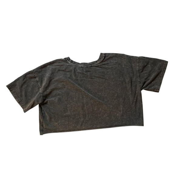 Adika Black Cropped Speedbabe Rockville T-Shirt with Pink Car - Picture 3 of 10